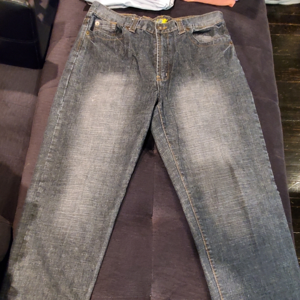 Gray jeans